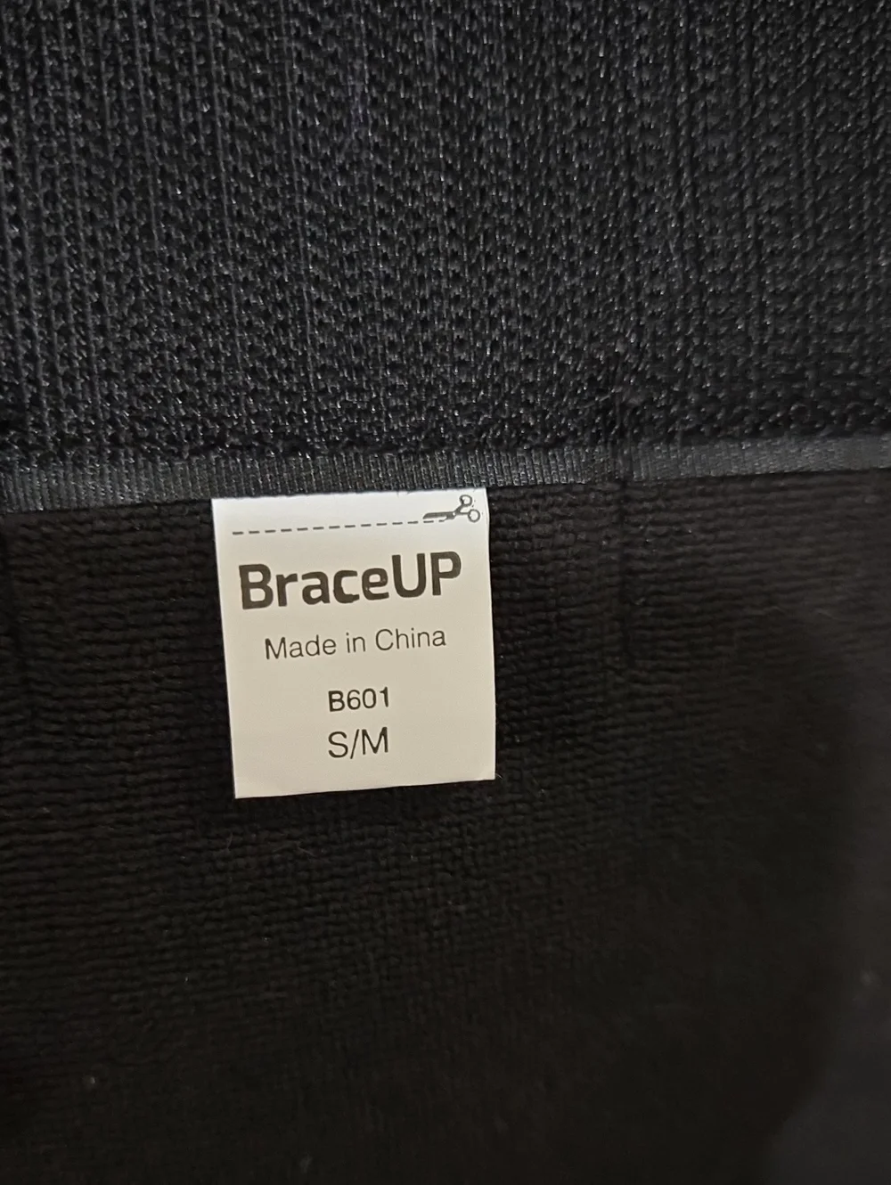 braceup breathable black